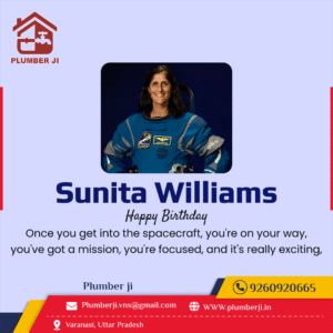 ✨🚀 Happy Birthday Sunita Williams 🚀✨ आपकी मेहनत और जज़्बा दुनिया को प्रेरणा देता है। Dream Big, Fly Higher! 🌍💫