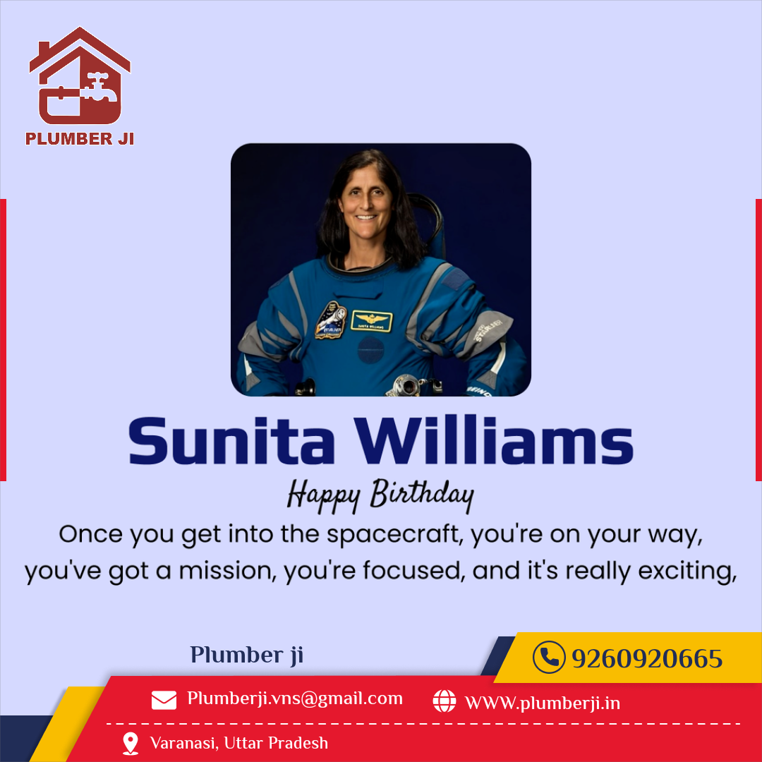 ✨🚀 Happy Birthday Sunita Williams 🚀✨ आपकी मेहनत और जज़्बा दुनिया को प्रेरणा देता है। Dream Big, Fly Higher! 🌍💫