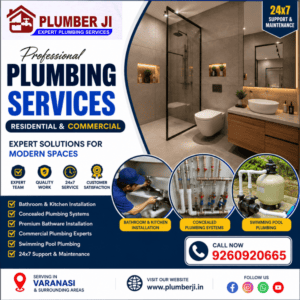 Professional Plumbing Services in Varanasi | Residential & Commercial Plumbing | Plumber Ji